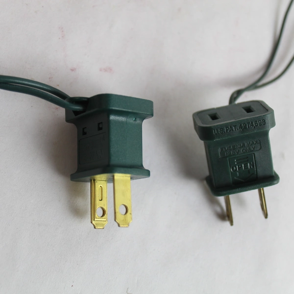 Lot of 2 Mini Clear White String Lights 100 & 50 Bulbs Green Wire Pre-owned