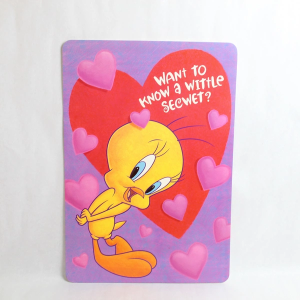 Lot of 5 Hallmark Mickey Mouse Tweety Bird Valentine’s Day Cards Unused
