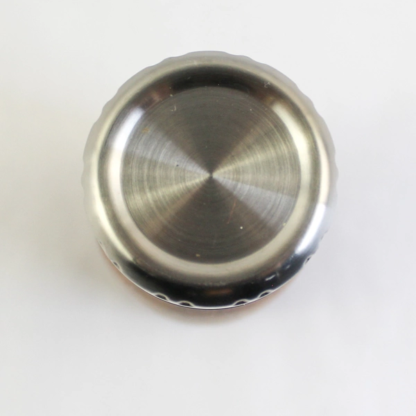 Deacon Faux Wood Travel Mug Vacuum Flask 9.25" Tall Stainless Steel Flask