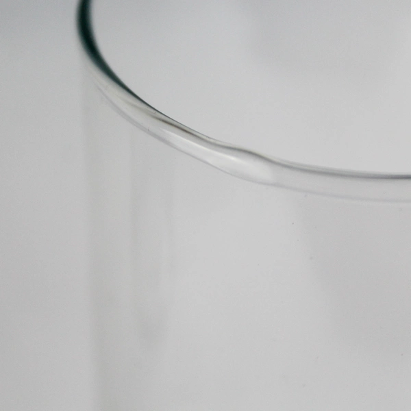 Lot of 2 Clear Glass Vases 9" Tall & 7.75" Tall Wedding Centerpiece Decor