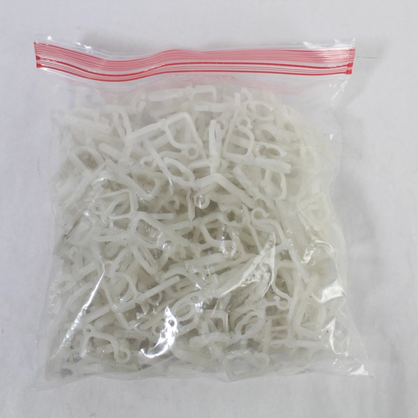 Lot of 160 Plastic Eaves House Clips Standard Size for Hanging Lights