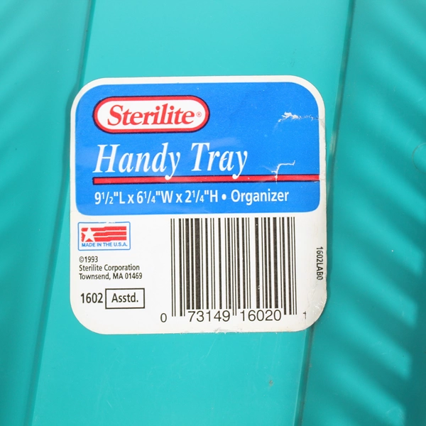 Mixed Lot of 5 Sterlite Pre-Owned Desk Trays & Divided Pen Holder Organizer