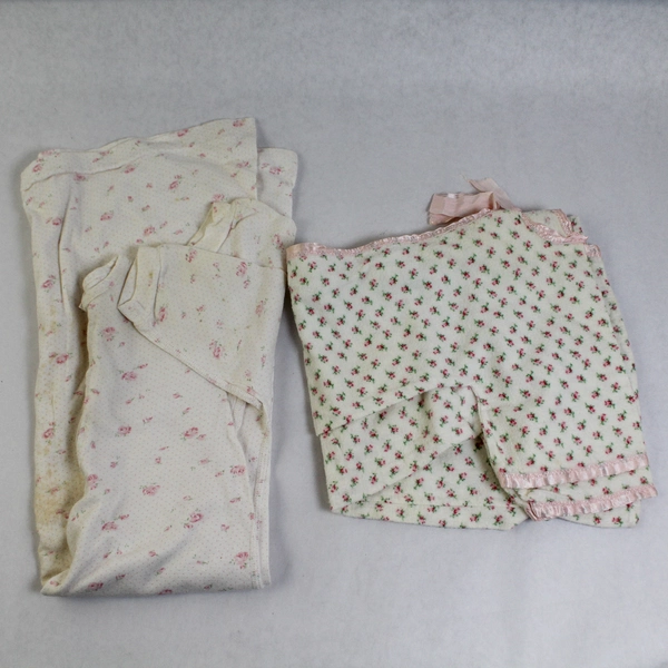 Lot of 10 Pre-Owned Infant Gowns Fabric Cutters DIY Craft Stained Material