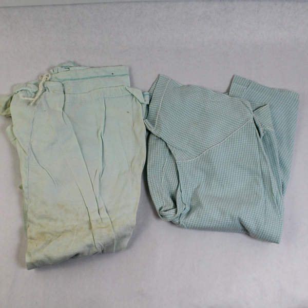 Lot of 10 Pre-Owned Infant Gowns Fabric Cutters DIY Craft Stained Material