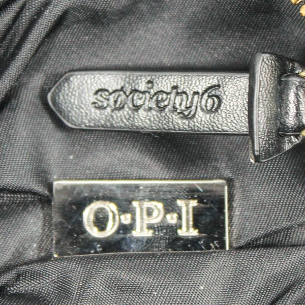 Lot of 2 O.P.I. & Society 6 Makeup Bags Stylish Travel Cosmetic Cases