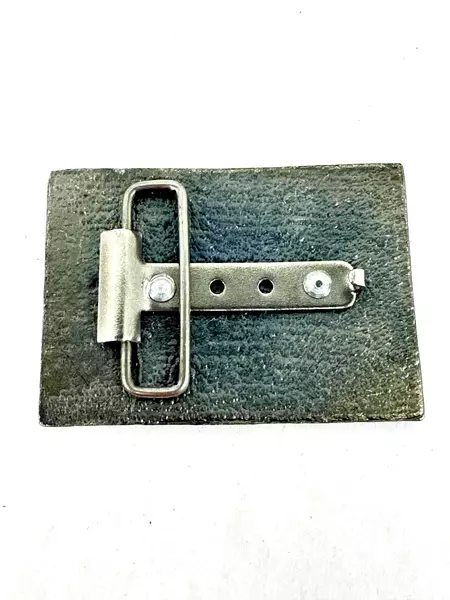 Vintage Henry Ford Detroit Automobile Record Year Model T Brass Belt Buckle