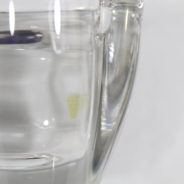 Set of 2 Heavy Crystal Octagon Candle Holders Wedding Decor Pre-Owned