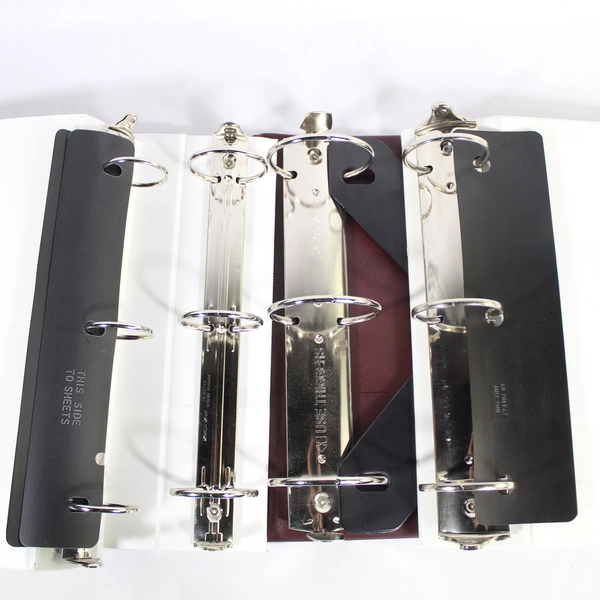 Lot of 4 Pre-Owned 3 Ring Binders 2in, 2.75in, 3.5in - Office School Supplies