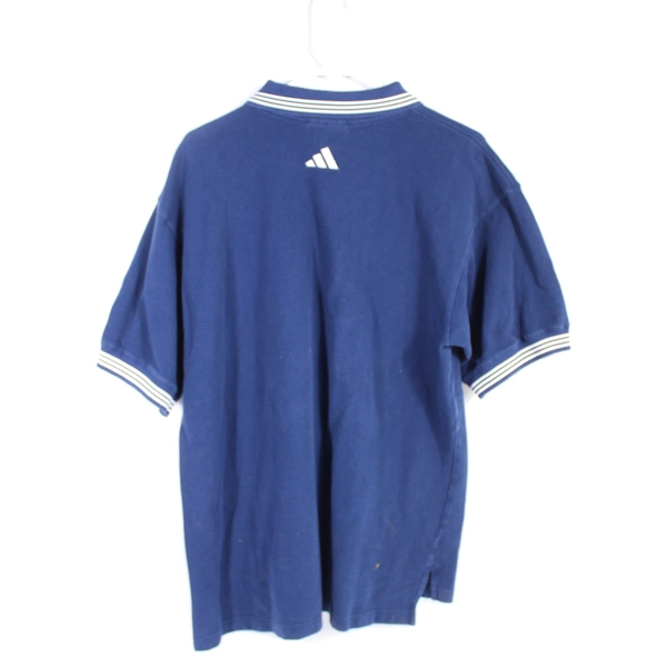 Adidas NY Yankees Polo Shirt Men's Medium Navy Blue Short Sleeve MLB Fan Tee