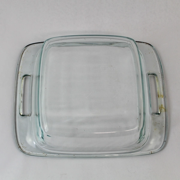 Vintage Pyrex 2 Quart Clear Glass 8x8 Baking Dish Casserole with Handles C233