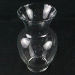 Clear Glass Vase Bouquet Floral Centerpiece Decor 11 Inch