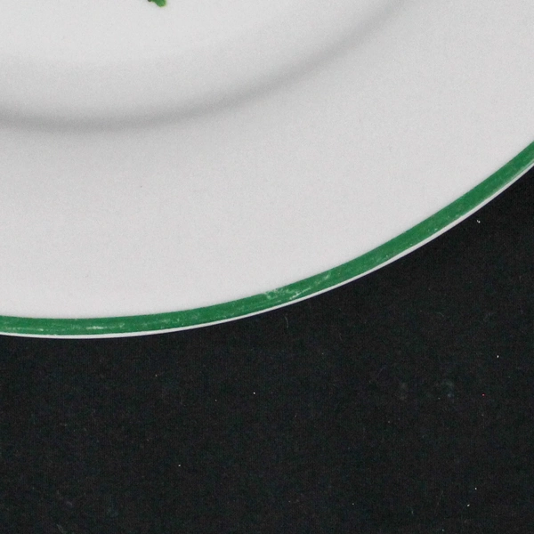 National Wildlife Federation Orchid Decorative Plate Green Trim 10.5"