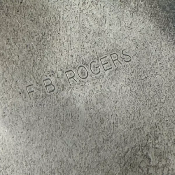 Vintage F.B. Rogers Silver Plate Wine Bottle Holder Decanter Grape Design