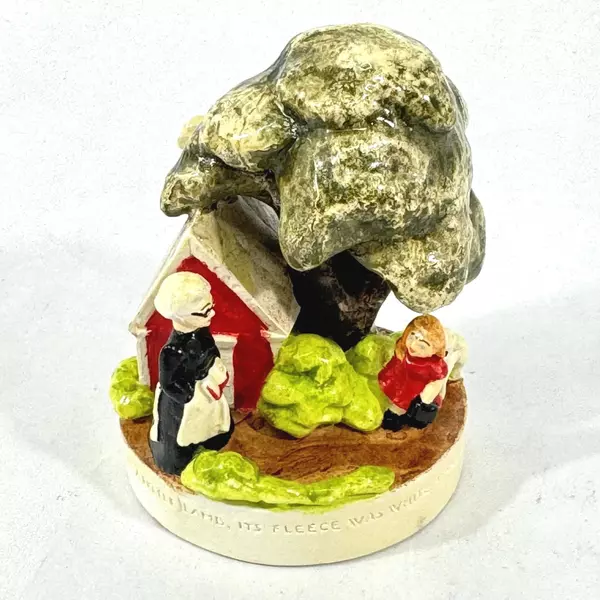 1949 Sebastian Mary Had a Little Lamb Hand-Painted Figurine 3.25" Tall