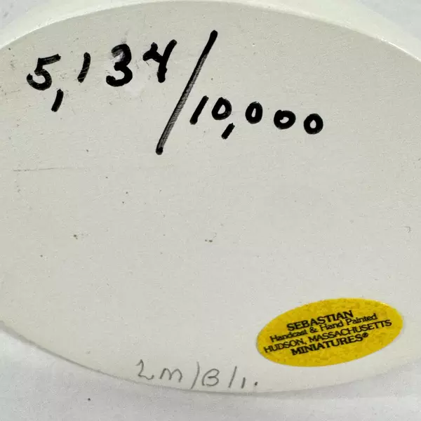 LE 1979 Sebastian Snowball Fight Figurine #5134/10000 Hand Painted Collectible