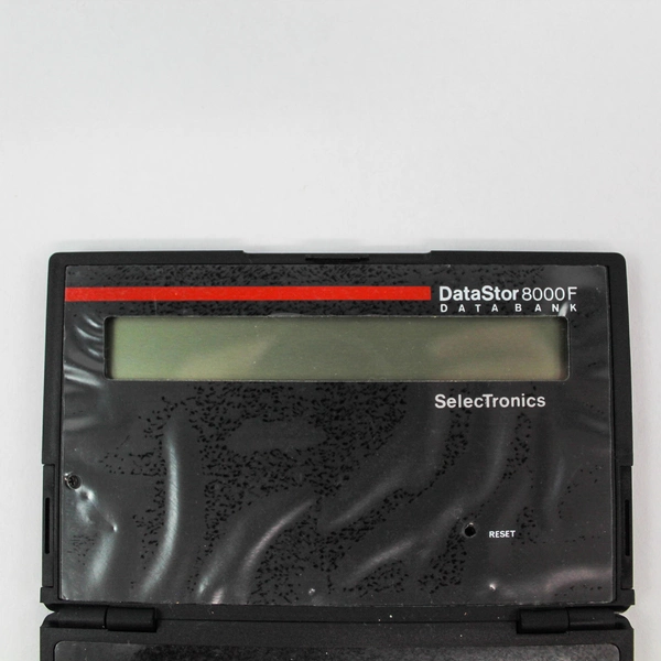 SelecTronics DataStor 8000F Data Bank Vintage Black Computer Untested As-Is
