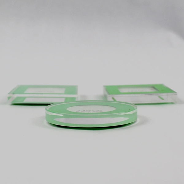 Lot of 4 Miniature Acrylic & Plastic Photo Frames Clear Green Decor Magnet