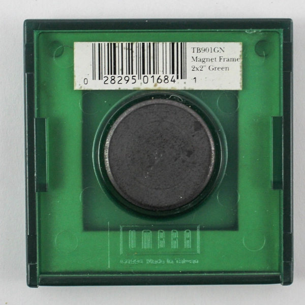 Lot of 4 Miniature Acrylic & Plastic Photo Frames Clear Green Decor Magnet