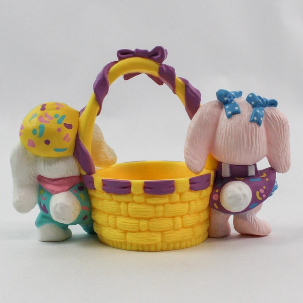 Vintage 1991 Hallmark Crayola Bunny Easter Basket Figurine with Box
