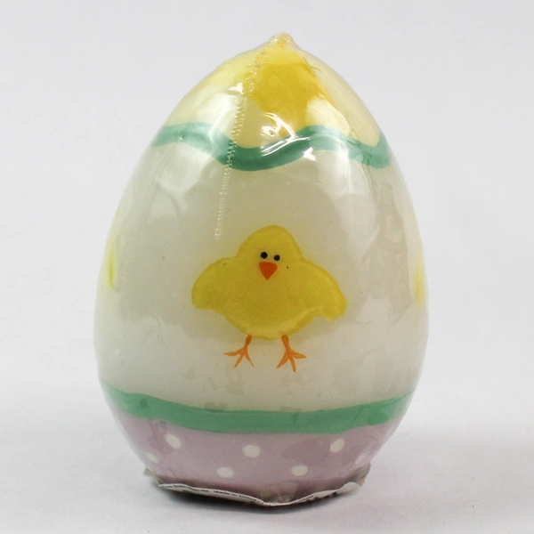 Easter Decor Lot Basket Egg Candle & 3 Rubber Stamps Holiday Crafts