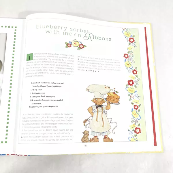 Mary Engelbreit's Queen of the Kitchen Cookbook Hardcover 1998 Good Condition