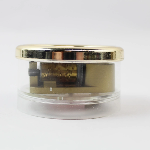 Vintage Mapsa Swiss Movement Music Box with Children Dancers Round Collectible