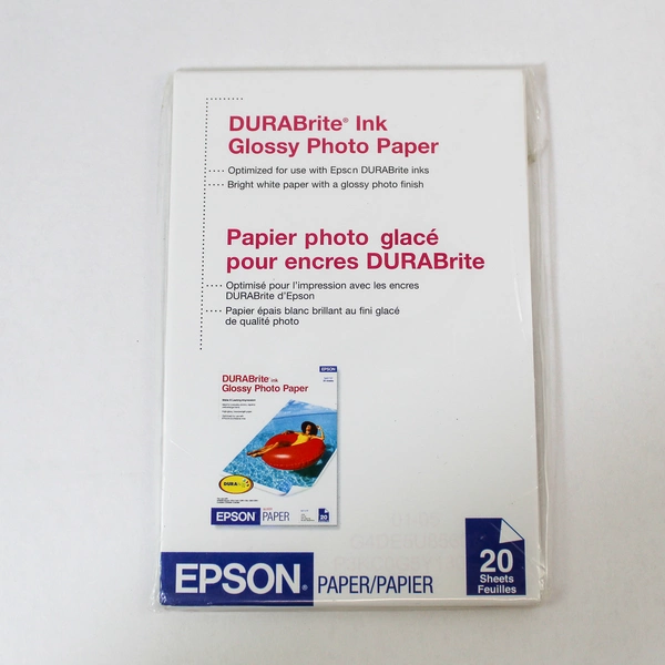 Lot of 4 Sealed HP Epson Durabrite Glossy 4x6 Photo Paper Packs 20 Sheets Each
