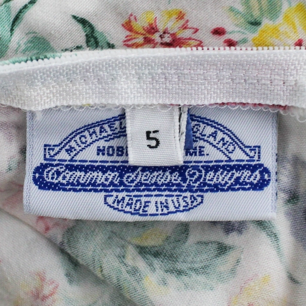 Common Sense Designs Girls Dress Size 5 Floral + 10 Colorful Hair Bows