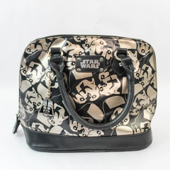 Lucasfilm Star Wars Stormtrooper Dome Handbag Purse Satchel Black Pre-Owned