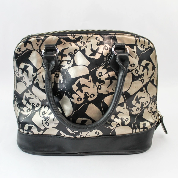 Lucasfilm Star Wars Stormtrooper Dome Handbag Purse Satchel Black Pre-Owned