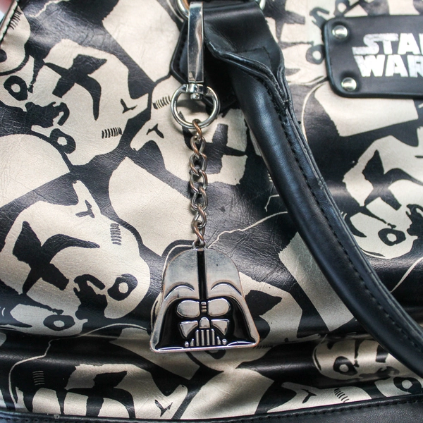 Lucasfilm Star Wars Stormtrooper Dome Handbag Purse Satchel Black Pre-Owned