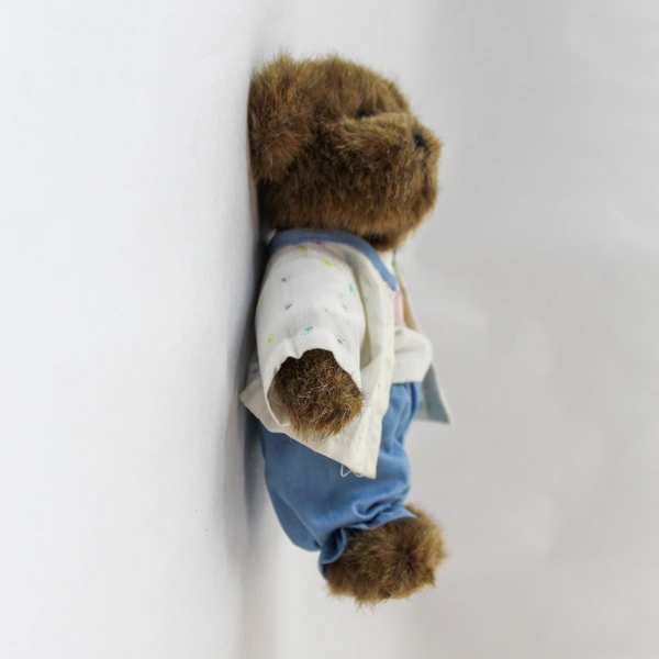 Boyds Collection Nurse Teddy Bear Plush 8.5" Brown #1 Nurse Outfit Pre-Owned