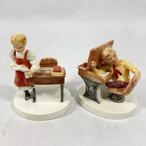 1981 Sebastian "First Day Of School" Limited Edition Figurine Set #5689/10000