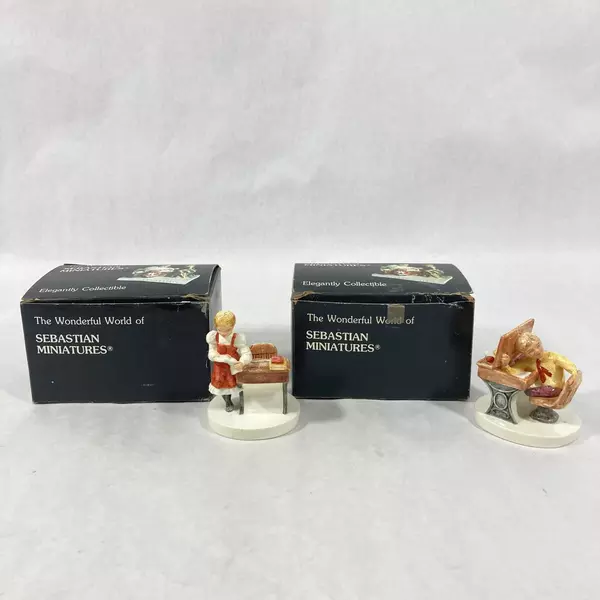 1981 Sebastian "First Day Of School" Limited Edition Figurine Set #5689/10000
