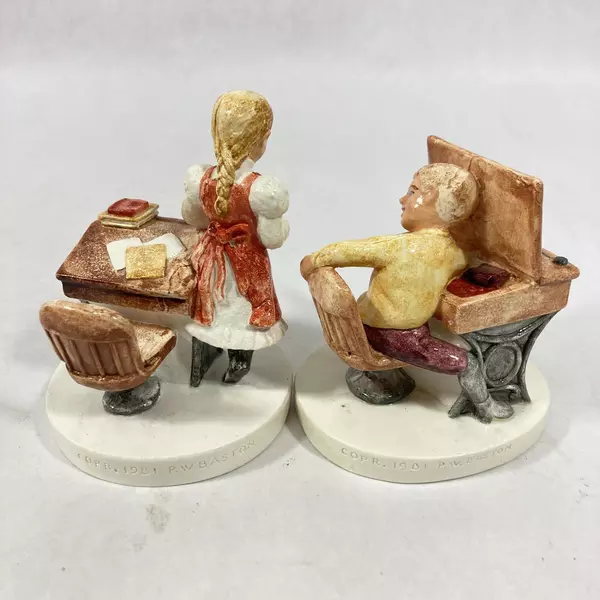 1981 Sebastian "First Day Of School" Limited Edition Figurine Set #5689/10000