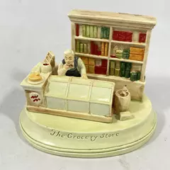 1960 Signed Sebastian Miniature The Grocery Store #6223 Figurine with Box