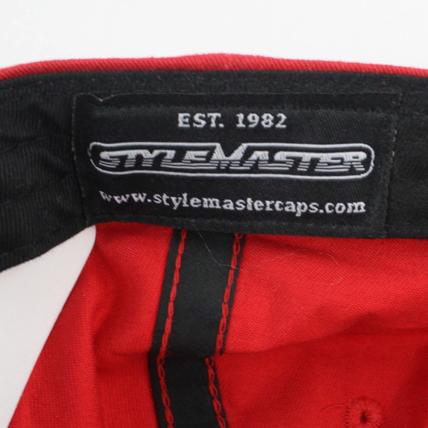 Jim Beam Racing Red Adjustable Baseball Hat Style Master Pre-Owned