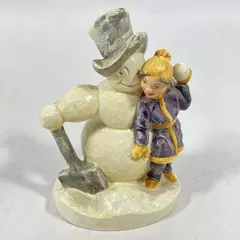 1979 Sebastian Miniature Snow Days Girl Figurine #6263 Signed with Box