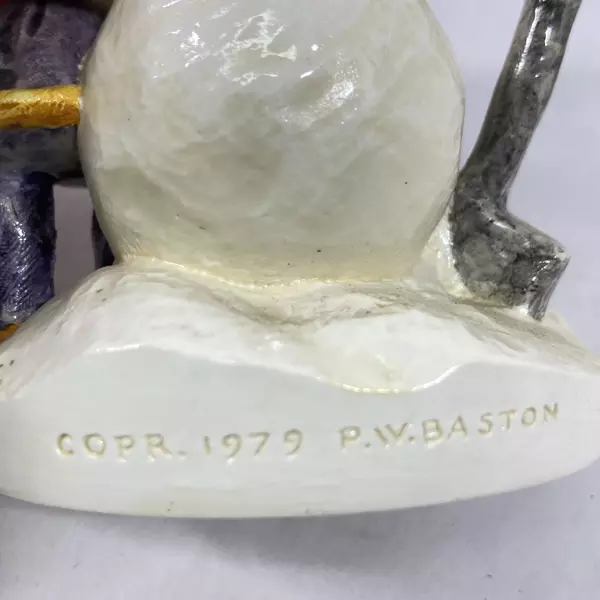 1979 Sebastian Miniature Snow Days Girl Figurine #6263 Signed with Box