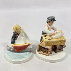 1980 LE Sebastian Sailing Days Boy & Girl Figurine Set #5022/10000 Boxed