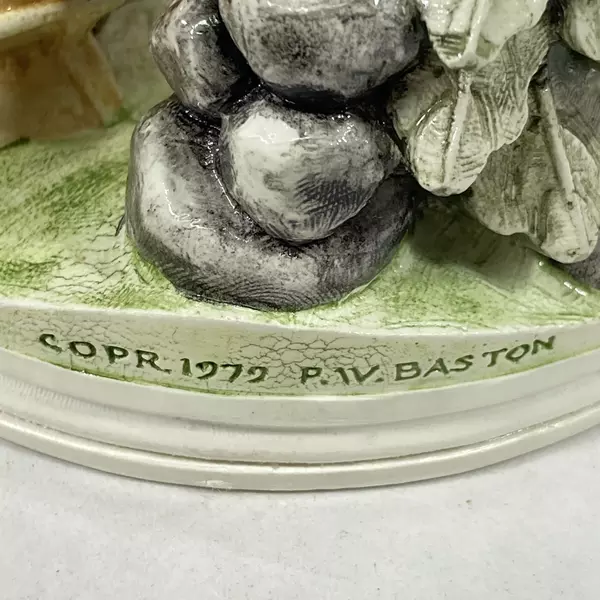 1979 Sebastian America Remembers Family Picnic Figurine Hand Painted Box