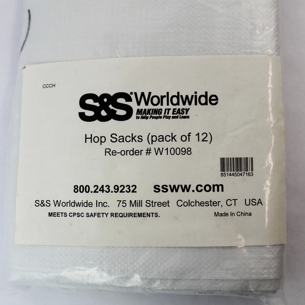 S&S Worldwide Hop Sacks Pack of 12 Factory Sealed Kids Game Sacks New