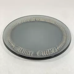 Vintage Sitmar Cruises Smoky Glass Salad Plate 7.5" Circolo Del Comandante