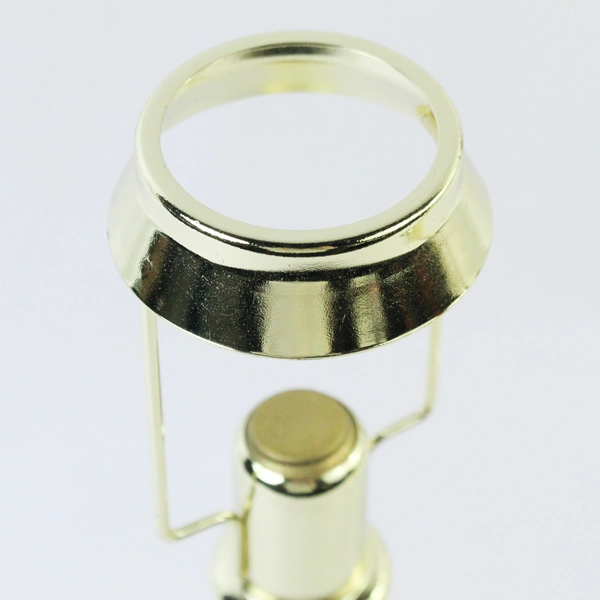 Lot of 2 Interior Accents Lumination Gold Toned Taper Candle Lamps 31.5"