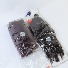 Lot of 2 Black & Gold Hair Extensions + Maroon Accessory - Good Condition