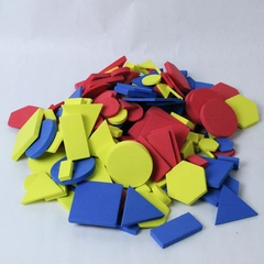 Lot of Math Foam Manipulatives Shapes Learning Tools for Homeschool Educational