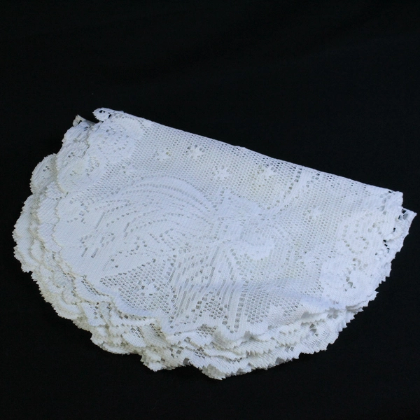 Lot of 8 Doilies Angels Fabric Cutters Only White Crafts Do It Yourself Sewing