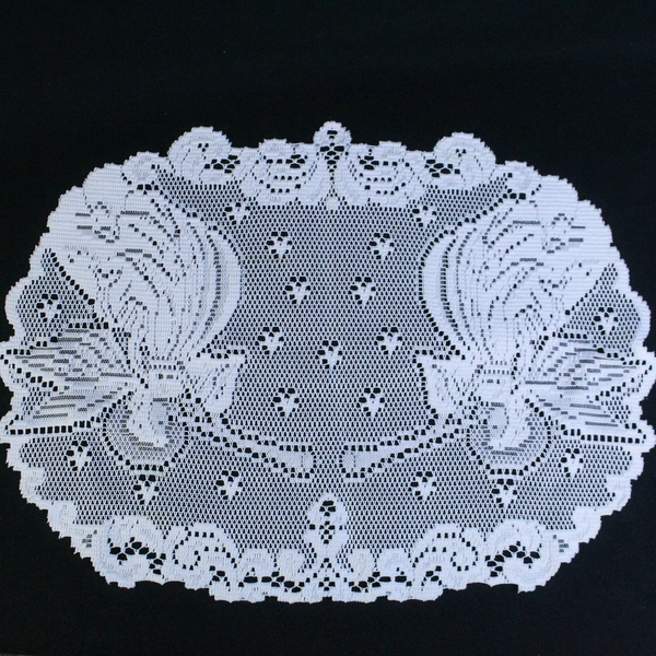 Lot of 8 Doilies Angels Fabric Cutters Only White Crafts Do It Yourself Sewing