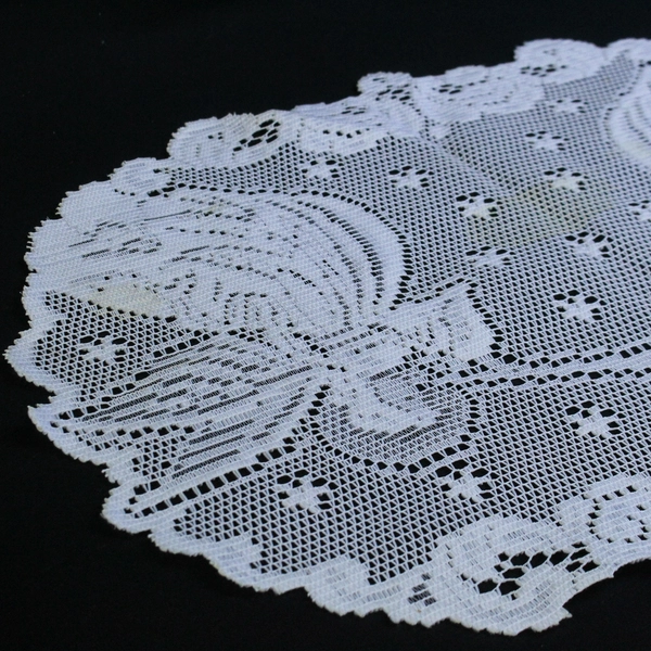 Lot of 8 Doilies Angels Fabric Cutters Only White Crafts Do It Yourself Sewing