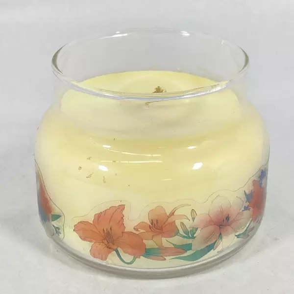 2002 Avon Hummingbird Candle Springtime Floral Scent Collectible 6.25" Jar